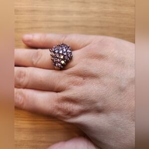 Vibrant Purple Gemstone Ring